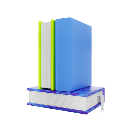 Knowledge Book  3D Illustration