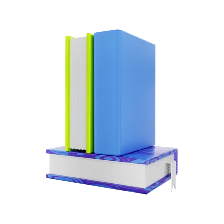 Knowledge Book  3D Illustration