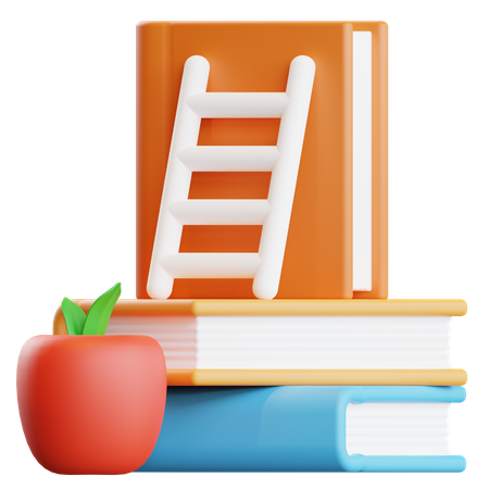 Knowledge Ladder  3D Illustration