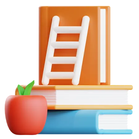 Knowledge Ladder  3D Illustration