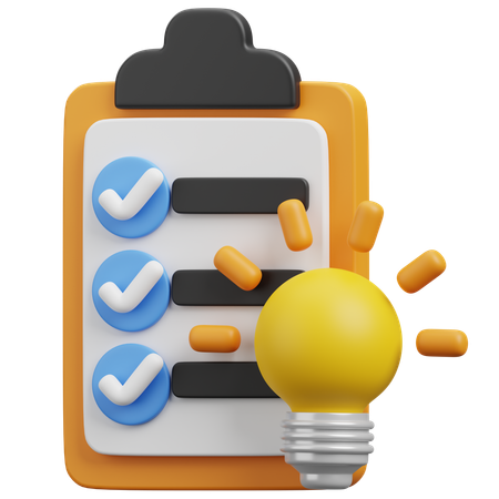Knowledge Test  3D Icon