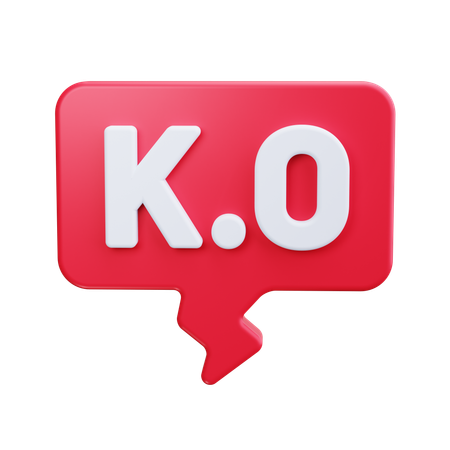 Ko  3D Icon