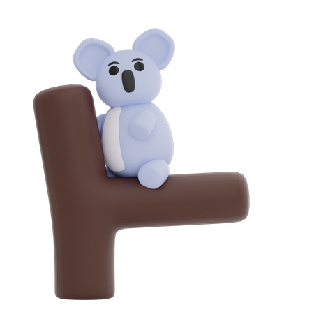 Koala  3D Illustration