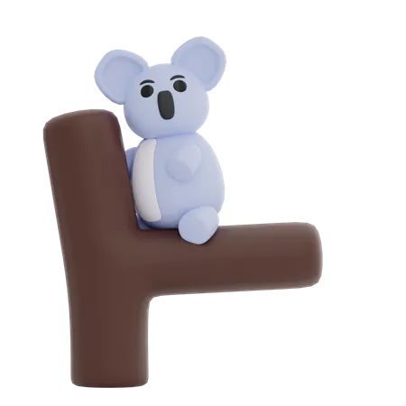 Koala  3D Illustration