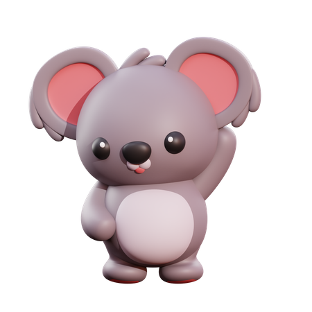 Koala  3D Illustration