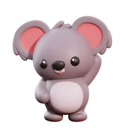 Koala  3D Illustration