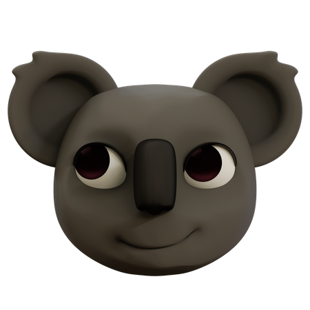 Emoji altivo koala  3D Icon