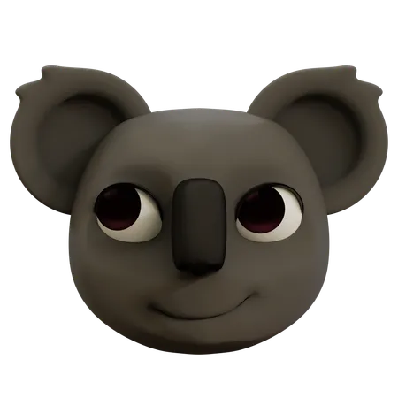 Emoji altivo koala  3D Icon