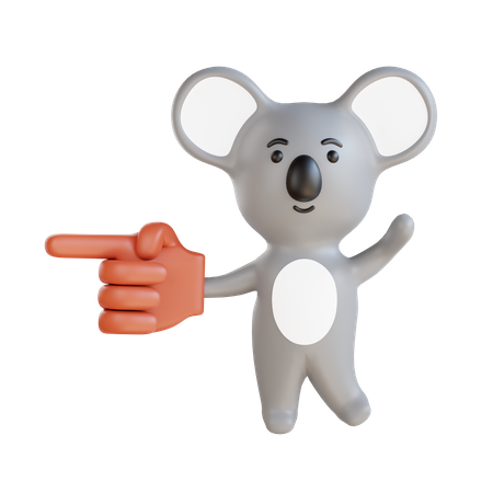 Koala bear  3D Illustration