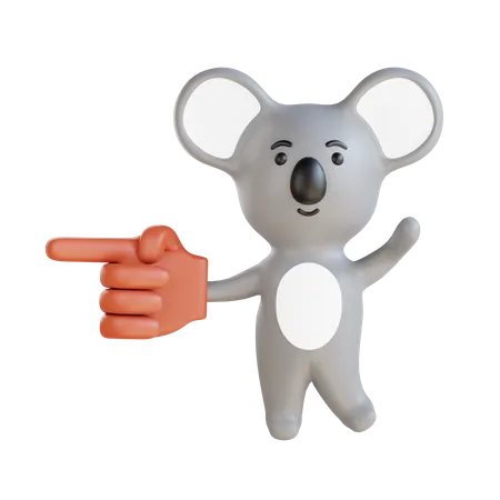 Koala bear  3D Illustration