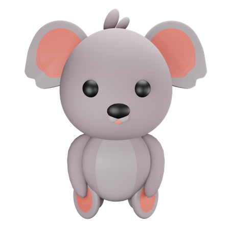 Koala bear  3D Illustration