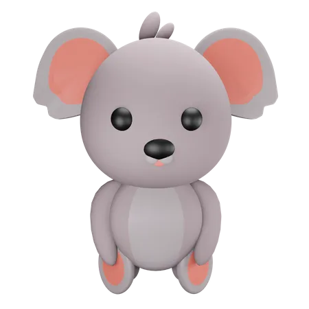 Koala bear  3D Illustration