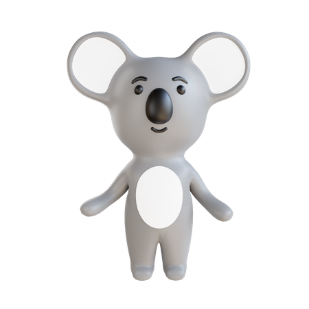 Koala bear  3D Illustration