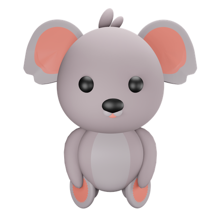Koala bear 3D Illustration