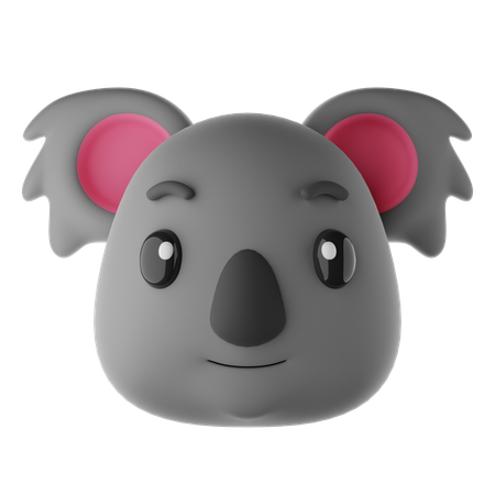 Koala Emoji  3D Icon