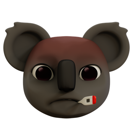 Koala enfermo  3D Icon