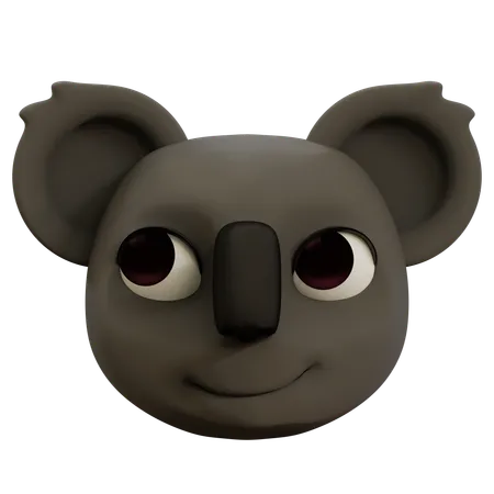 Koala Haughty Emoji  3D Icon