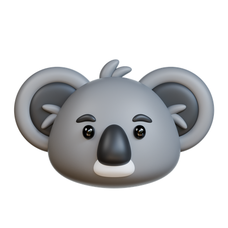 Koalakopf  3D Icon