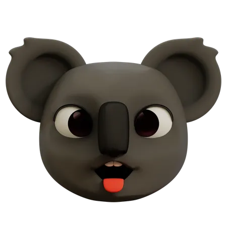 Koala sacando la lengua  3D Icon