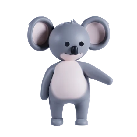 3 D Cute Animal Koala Illustration 3D Illustration
