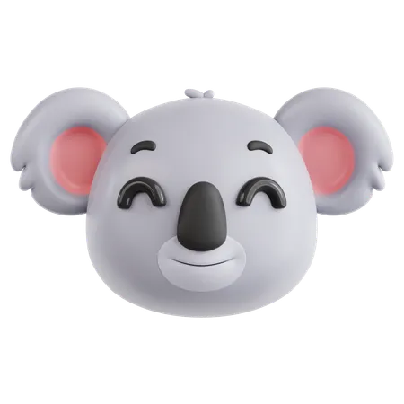 Koala sonriente  3D Icon