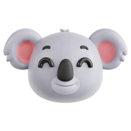 Koala souriant  3D Icon
