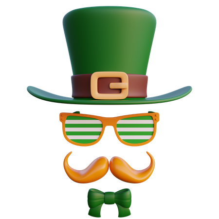 Koboldkopf mit Hut  3D Icon