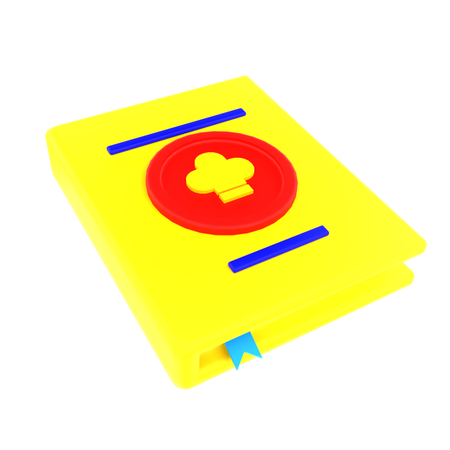 Kochbuch  3D Icon