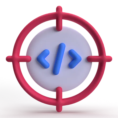 Kodierungsfokus  3D Icon
