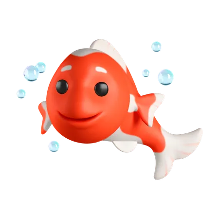 Koi fish  3D Icon