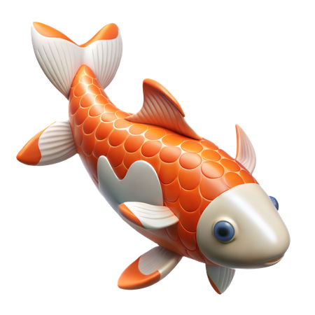 Koi Fish  3D Icon