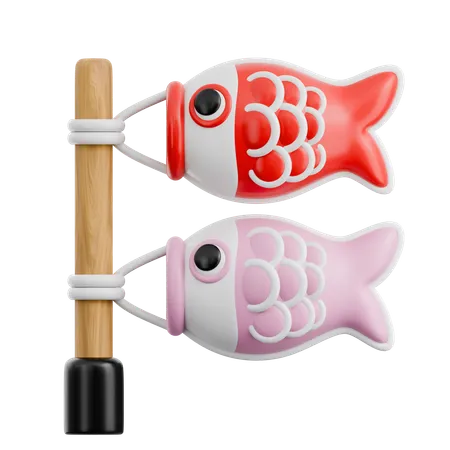 Koinobori  3D Icon