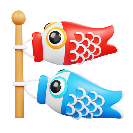 Koinobori  3D Icon