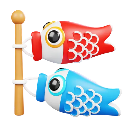 Koinobori  3D Icon