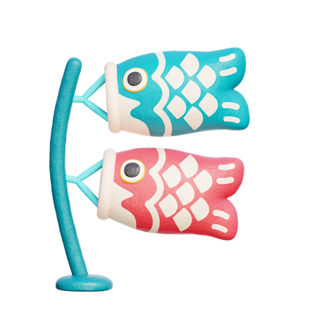 Koinobori  3D Icon