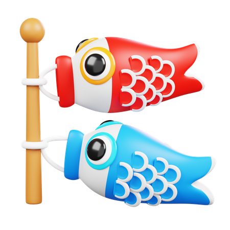 Koinobori  3D Icon