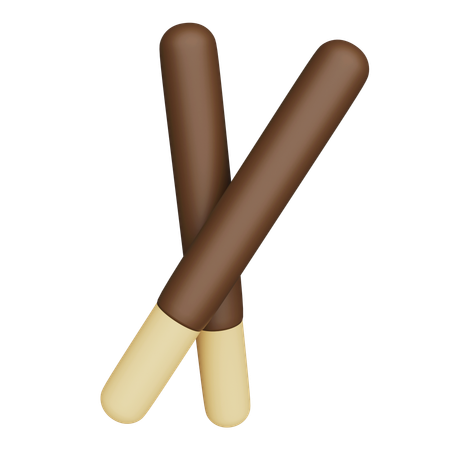 Kokos-Pocky-Sticks  3D Icon