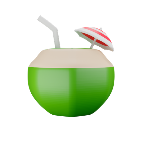 Kokosnussgetränk  3D Icon
