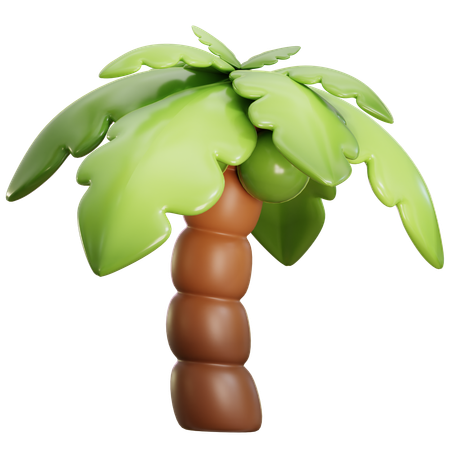 Kokosnussbaum  3D Icon