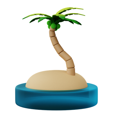 Kokosnussbaum  3D Icon