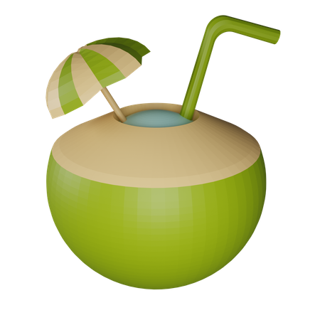 Kokosnusswasser  3D Icon