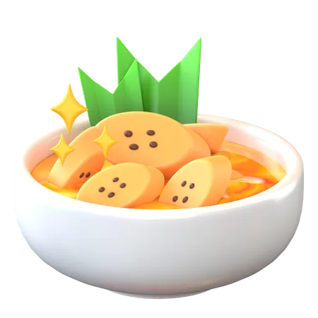 Compote de banane  3D Icon