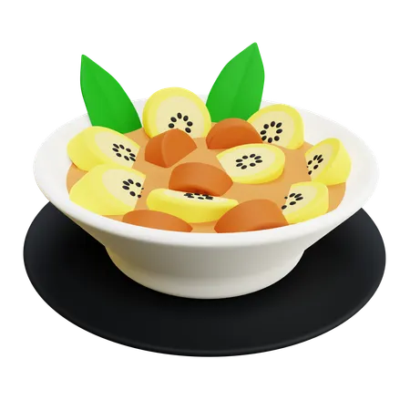 Kolak Indonesian Food  3D Icon