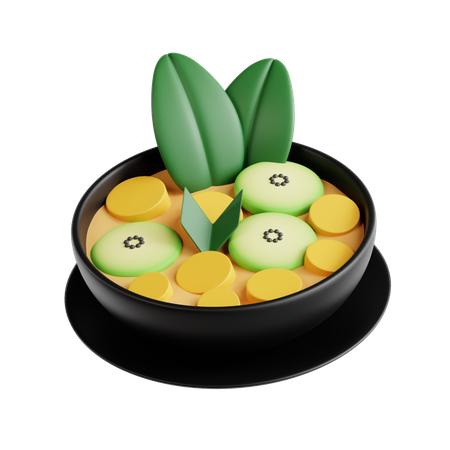 Kolak pisang  3D Icon