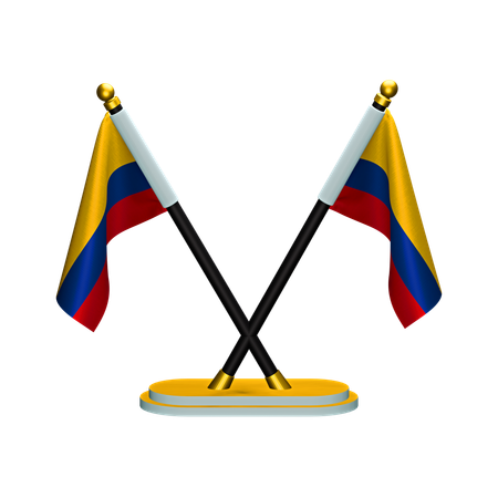 Kolumbien flagge  3D Icon