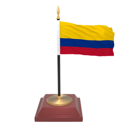 Kolumbien flagge  3D Icon