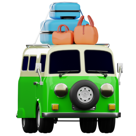 Kombi Van  3D Icon