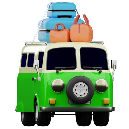 Kombi Van  3D Icon