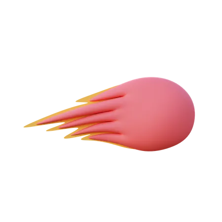 Komet  3D Illustration