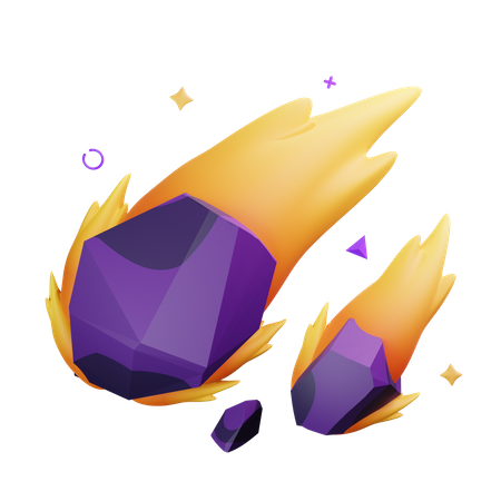 Komet  3D Icon